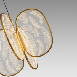 Светильник подвесной 6664/53L Odeon Light Exclusive Античная бронза