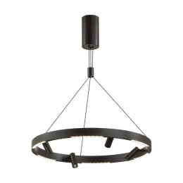 Светильник подвесной 6683/77L Odeon Light Черный брашированный