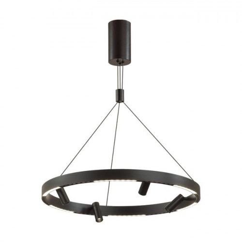 Светильник подвесной 6683/77L Odeon Light Черный брашированный
