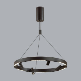 Светильник подвесной 6683/77L Odeon Light Черный брашированный