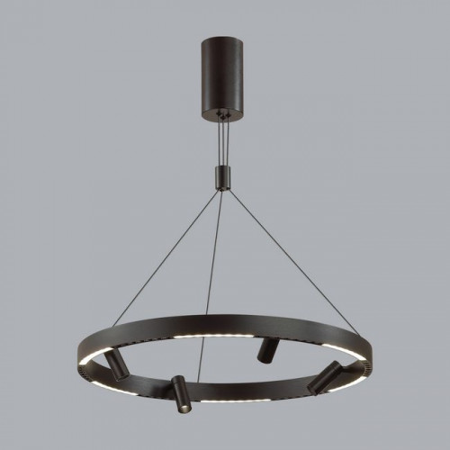 Светильник подвесной 6683/77L Odeon Light Черный брашированный