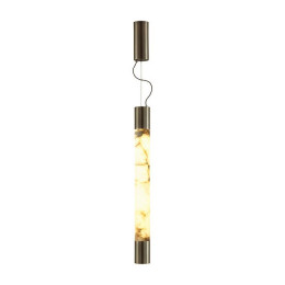 Светильник подвесной 6686/15L Odeon Light Темная латунь/белый