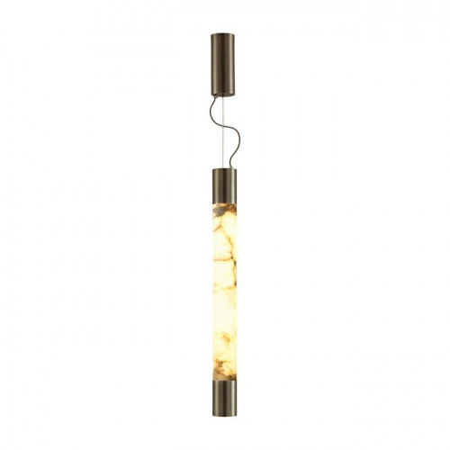 Светильник подвесной 6686/15L Odeon Light Темная латунь/белый