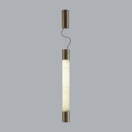 Светильник подвесной 6686/15L Odeon Light Темная латунь/белый