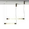Светильник подвесной 6686/15L Odeon Light Темная латунь/белый
