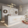 Светильник подвесной 6687/15L Odeon Light Латунь/белый