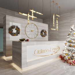 Светильник подвесной 6687/15L Odeon Light Латунь/белый