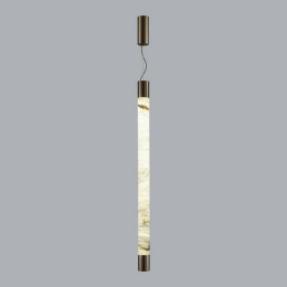 Светильник подвесной 6686/25L Odeon Light Темная латунь/белый