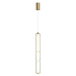 Светильник подвесной 6688/19L Odeon Light Античная бронза/прозрачный