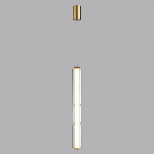 Светильник подвесной 6688/19L Odeon Light Античная бронза/прозрачный