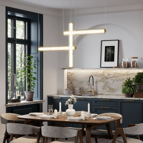 Светильник подвесной 6688/19L Odeon Light Античная бронза/прозрачный