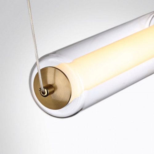 Светильник подвесной 6688/19L Odeon Light Античная бронза/прозрачный