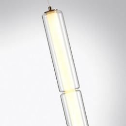 Светильник подвесной 6688/19L Odeon Light Античная бронза/прозрачный