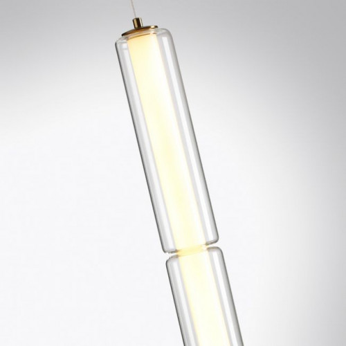 Светильник подвесной 6688/19L Odeon Light Античная бронза/прозрачный