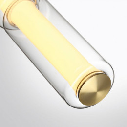 Светильник подвесной 6688/19L Odeon Light Античная бронза/прозрачный