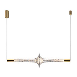 Светильник подвесной 6689/7L Odeon Light Античная бронза/прозрачный