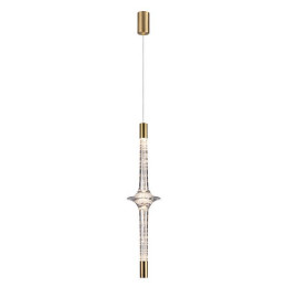 Светильник подвесной 6689/7L Odeon Light Античная бронза/прозрачный