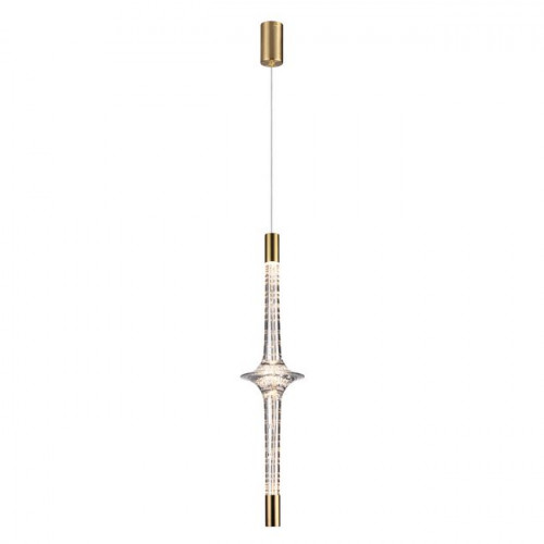 Светильник подвесной 6689/7L Odeon Light Античная бронза/прозрачный