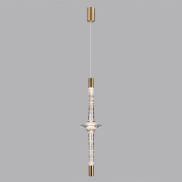 Светильник подвесной 6689/7L Odeon Light Античная бронза/прозрачный