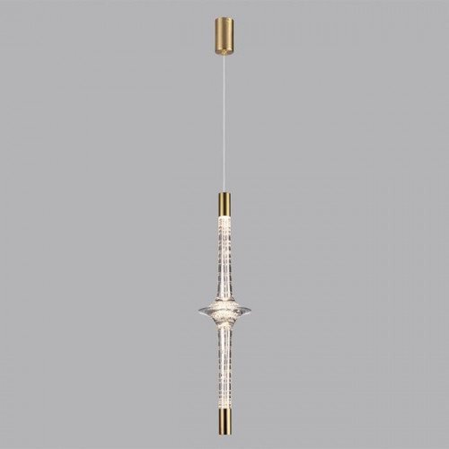 Светильник подвесной 6689/7L Odeon Light Античная бронза/прозрачный