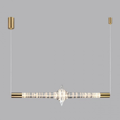 Светильник подвесной 6689/7L Odeon Light Античная бронза/прозрачный