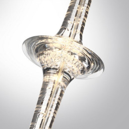 Светильник подвесной 6689/7L Odeon Light Античная бронза/прозрачный