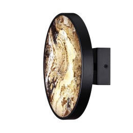 Светильник настенный 5064/15WL Odeon Light Матовый черный/серо-бежевый