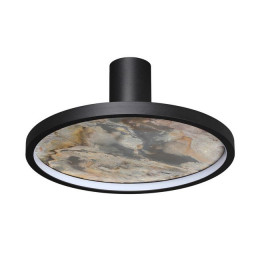 5078/25L L-VISION ODL24 черн./серо-беж./металл/натур.камень/акрил Настен.-потолочн.cветильн. LED 25W 3000K STOFLAKE