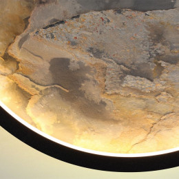 5078/25L L-VISION ODL24 черн./серо-беж./металл/натур.камень/акрил Настен.-потолочн.cветильн. LED 25W 3000K STOFLAKE