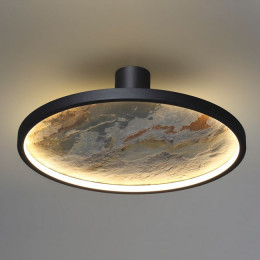 Светильник настенный 5078/35L Odeon Light Матовый черный/серо-бежевый