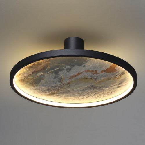Светильник настенный 5078/35L Odeon Light Матовый черный/серо-бежевый
