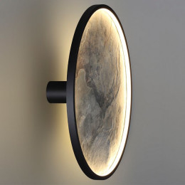 Светильник настенный 5078/45L Odeon Light Матовый черный/серо-бежевый