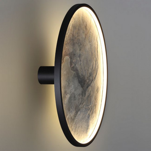 Светильник настенный 5078/45L Odeon Light Матовый черный/серо-бежевый