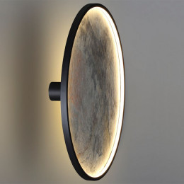 Светильник настенный 5078/55L Odeon Light Матовый черный/серо-бежевый