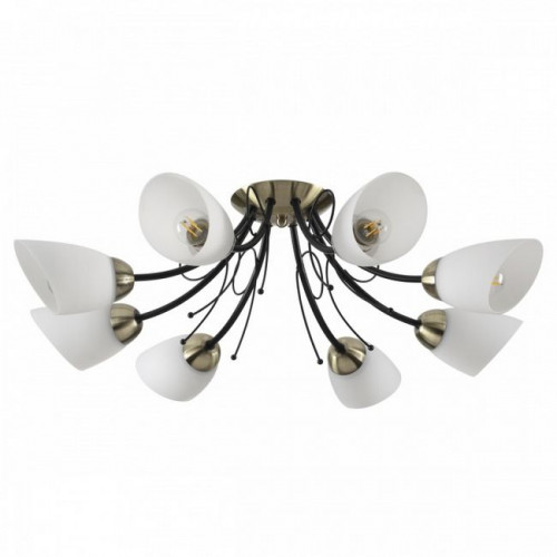 Люстра 4592/8C Lumion Черный, бронза