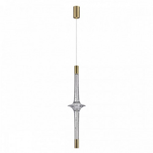 Светильник подвесной 6689/7L Odeon Light Античная бронза/прозрачный