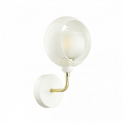 Светильник настенный 4531/1W Lumion Белый, матовое золото