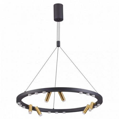Светильник подвесной 3918/63L Odeon Light Черный/золотистый