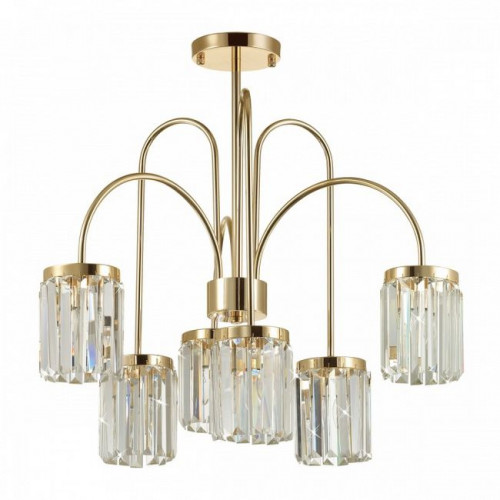 Люстра 4987/6C Odeon Light Золотой/хрусталь