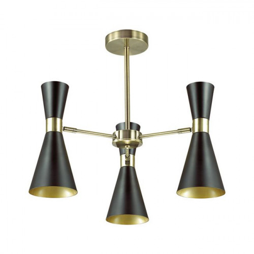 Люстра 3662/3C Lumion Античная бронза/матовый черный