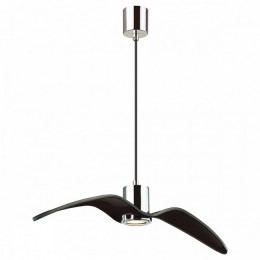 Светильник подвесной 4901/1B Odeon Light Чёрный/хром/стекло