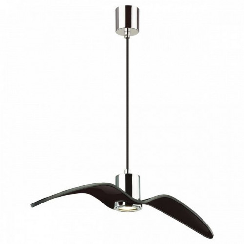 Светильник подвесной 4901/1B Odeon Light Чёрный/хром/стекло