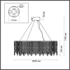 Люстра 5074/14 Odeon Light Хром/прозрачный