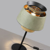 Лампа настольная 4992/1TA Odeon Light Черный/зеленый//золотой/металл/экокожа