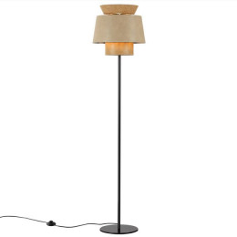 Торшер 4992/1F Odeon Light Черный/бежевый/терракотовый/золотой