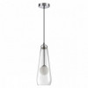 Светильник подвесной 4954/1 Odeon Light Хром/ белый/прозрачный/стекло