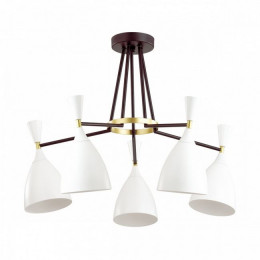 Люстра 4494/5C Lumion Белый, черный, золотой