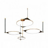 Люстра 4995/150L Odeon Light Матовый золотой/черный/металл/акрил/экокожа