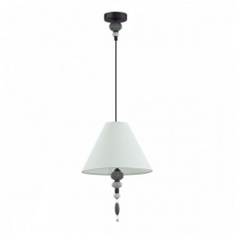 Светильник подвесной 4896/1 Odeon Light Exclusive Черный матовый/светло-серый/серый/молочный