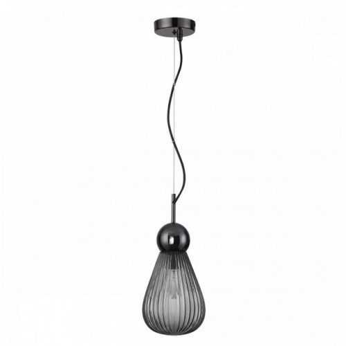 Светильник подвесной 5417/1 Odeon Light Exclusive Черный хром/дымчатый